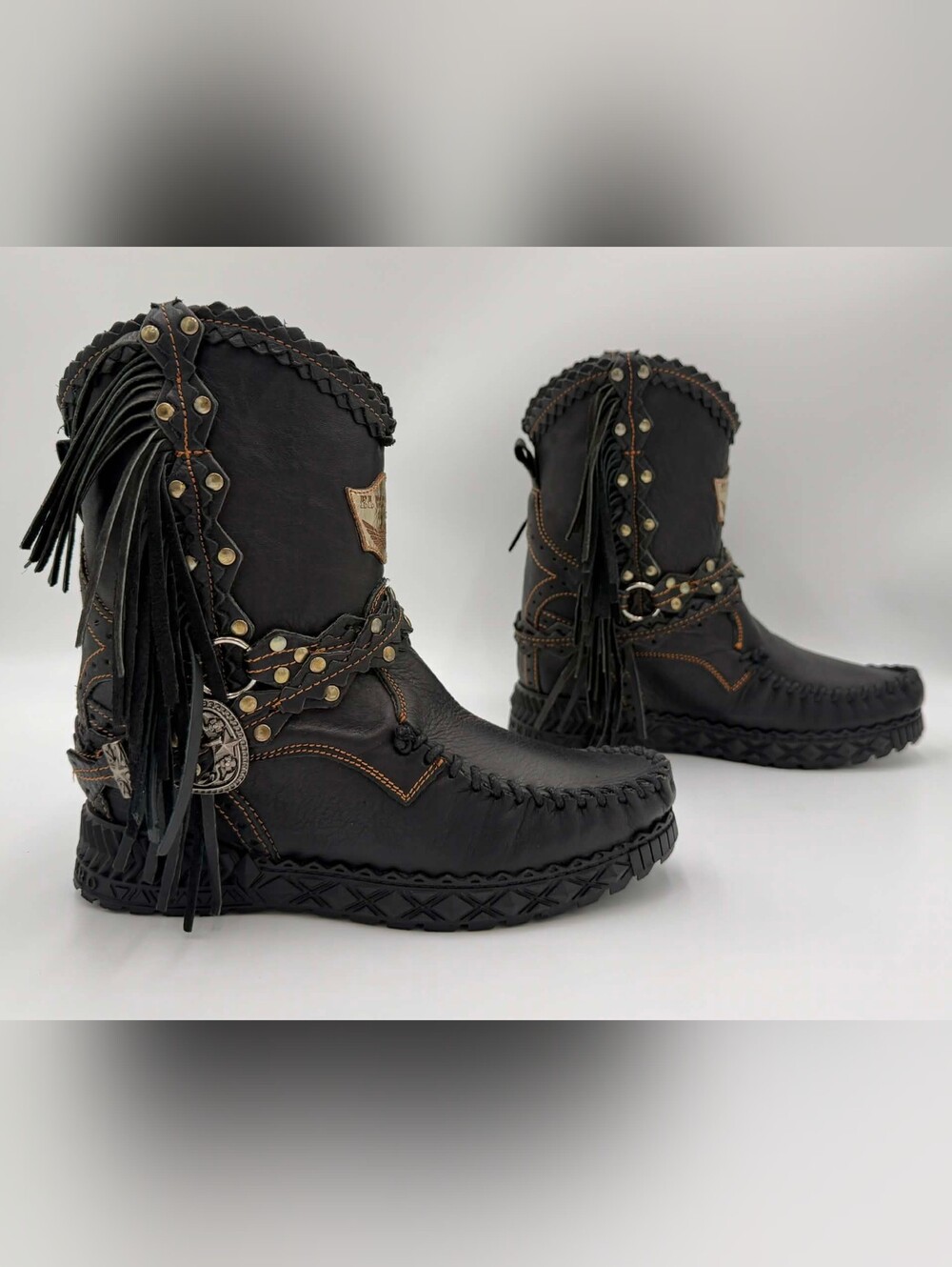 El Vaquero Arya Wild Void Boots SZ 40 🖤 - Picture 11 of 13